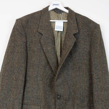 VIN-OUTW-23033 Vintage αυθεντικό σκωτσέζικο Harris tweed σακάκι