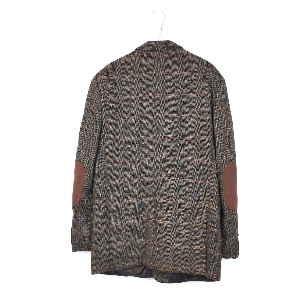 VIN-OUTW-33800 Vintage σακάκι μάλλινο Harris Tweed