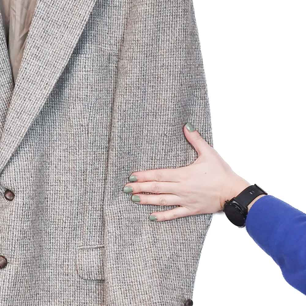 VIN-OUTW-33403 Vintage σακάκι μάλλινο Harris Tweed size 56