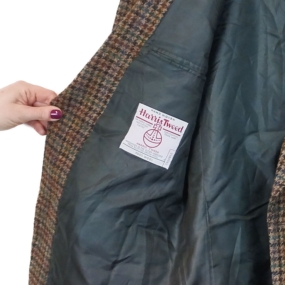 VIN-OUTW-33851 Vintage σακάκι μάλλινο Harris Tweed