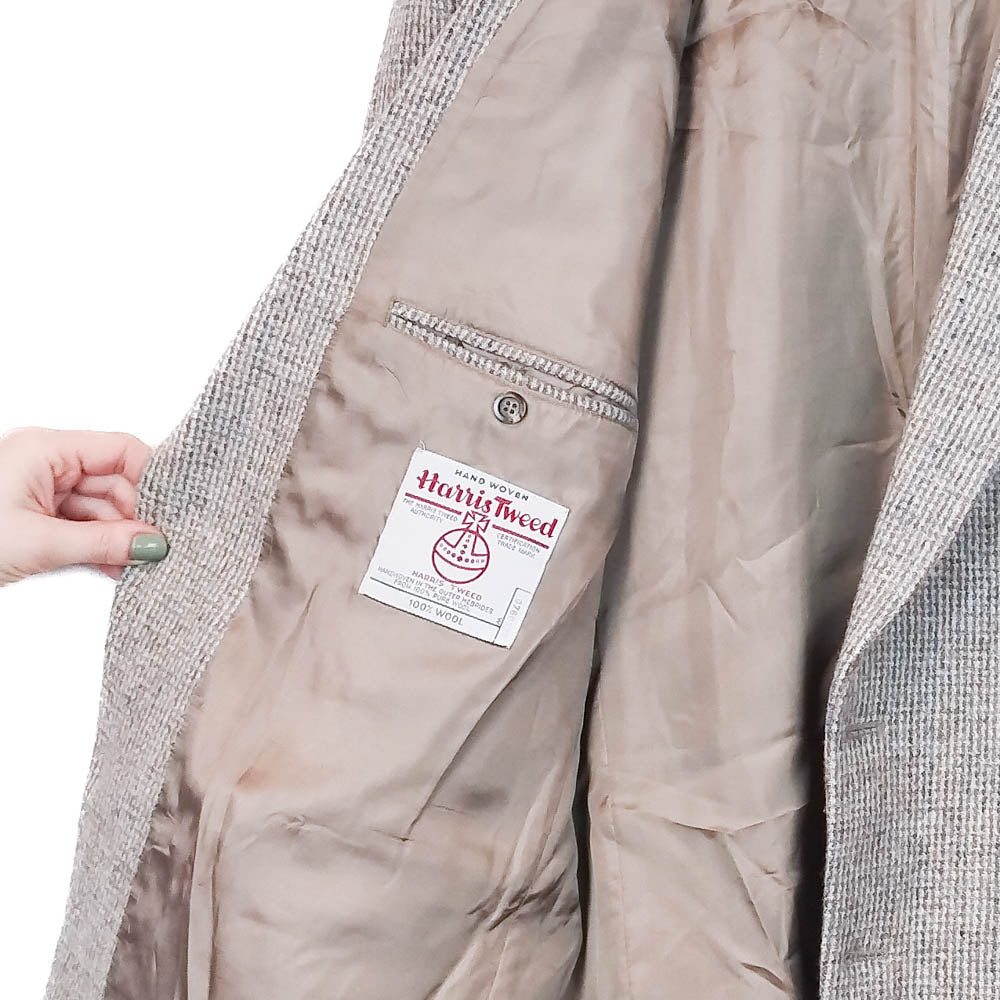 VIN-OUTW-33403 Vintage σακάκι μάλλινο Harris Tweed size 56