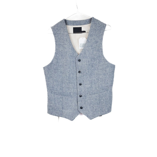 VIN-OUTW-34271 Vintage γιλέκο μάλλινο Harris Tweed