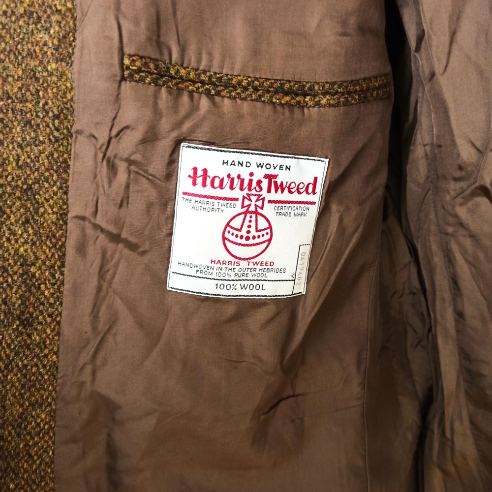 VIN-OUTW-25536 Vintage αυθεντικό σκωτσέζικο Harris tweed σακάκι
