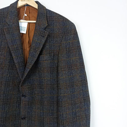 VIN-OUTW-25526 Vintage αυθεντικό σκωτσέζικο Harris tweed σακάκι
