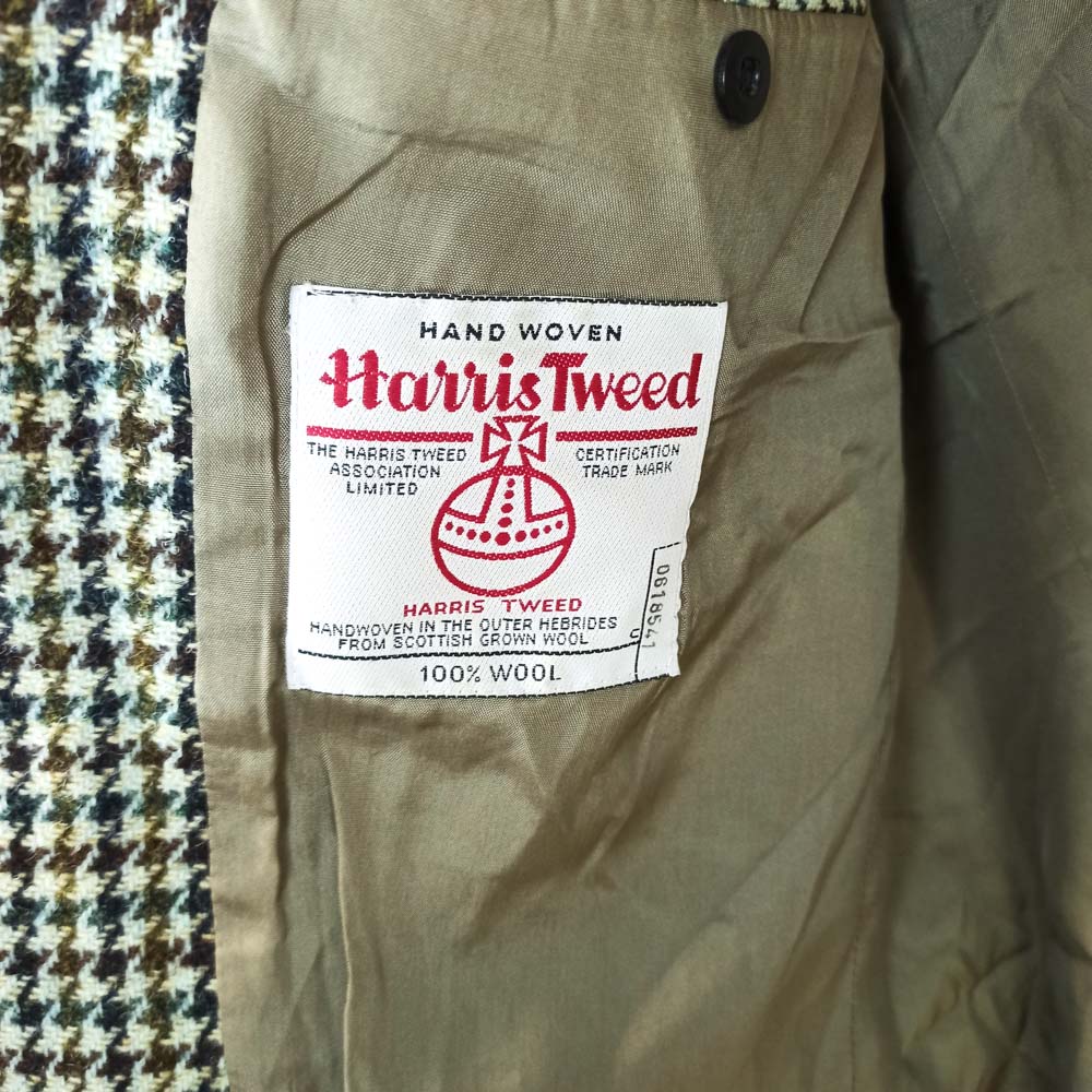 VIN-OUTW-25538 Vintage αυθεντικό σκωτσέζικο Harris tweed σακάκι