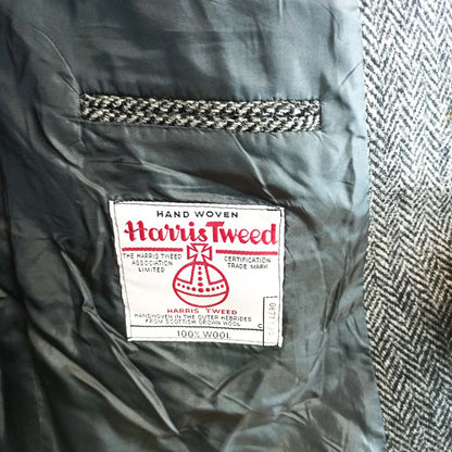 VIN-OUTW-25540 Vintage αυθεντικό σκωτσέζικο Harris tweed σακάκι