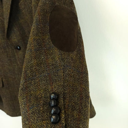 VIN-OUTW-25541 Vintage αυθεντικό σκωτσέζικο Harris tweed σακάκι