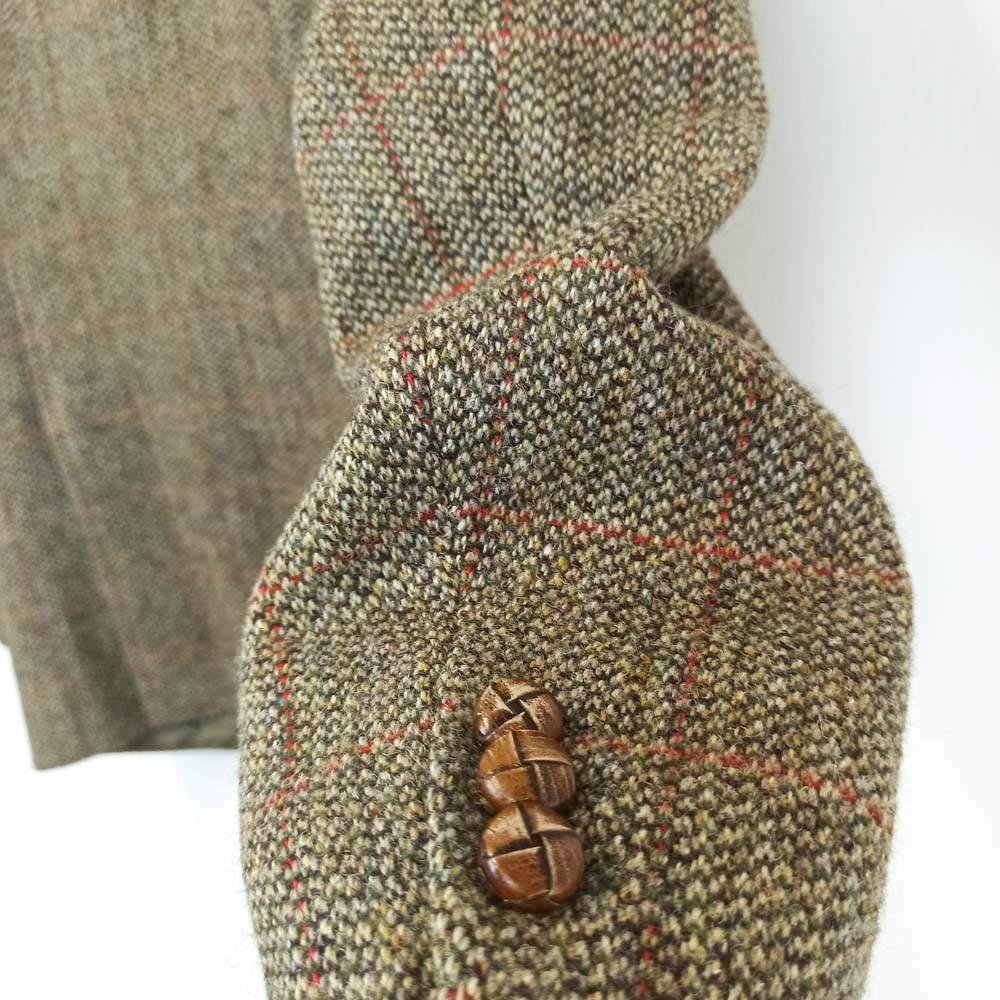VIN-OUTW-25528 Vintage αυθεντικό σκωτσέζικο Harris tweed σακάκι