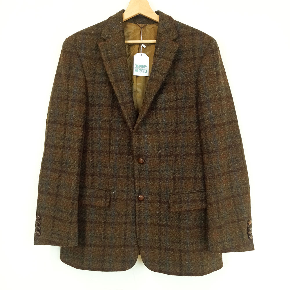 VIN-OUTW-25529 Vintage αυθεντικό σκωτσέζικο Harris tweed σακάκι