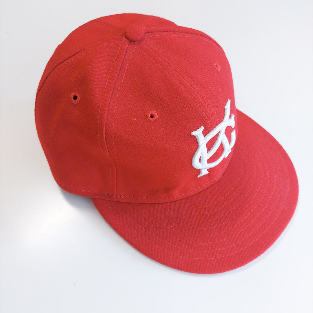 VIN-HAT-23970 Vintage καπέλο κόκκινο