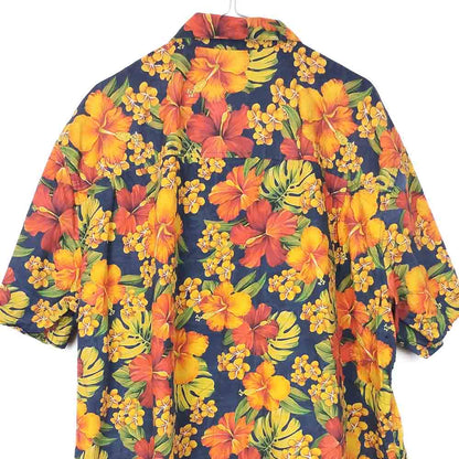VIN-SHI-34947 Vintage πουκάμισο βαμβακερό hawaiian style 4ΧL
