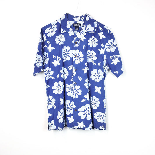 VIN-SHI-30415 Vintage πουκάμισο Hawaiian print M