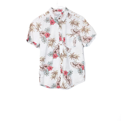VIN-SHI-35019 Vintage πουκάμισο βαμβακερό hawaiian style S