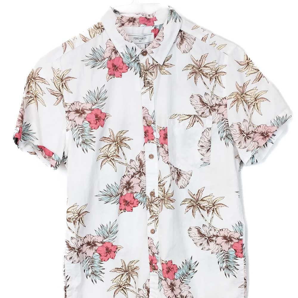 VIN-SHI-35019 Vintage πουκάμισο βαμβακερό hawaiian style S