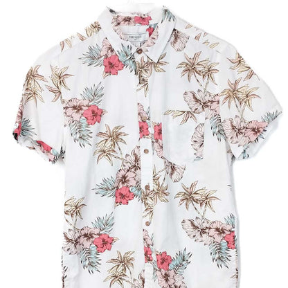 VIN-SHI-35019 Vintage πουκάμισο βαμβακερό hawaiian style S
