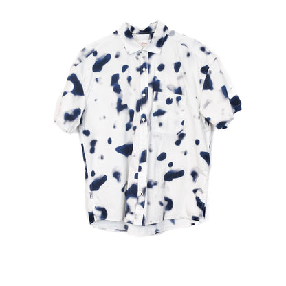 VIN-SHI-35021 Vintage πουκάμισο crazy pattern L