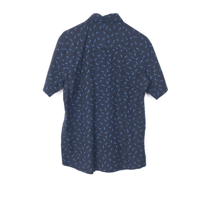 VIN-SHI-35023 Vintage πουκάμισο crazy pattern L