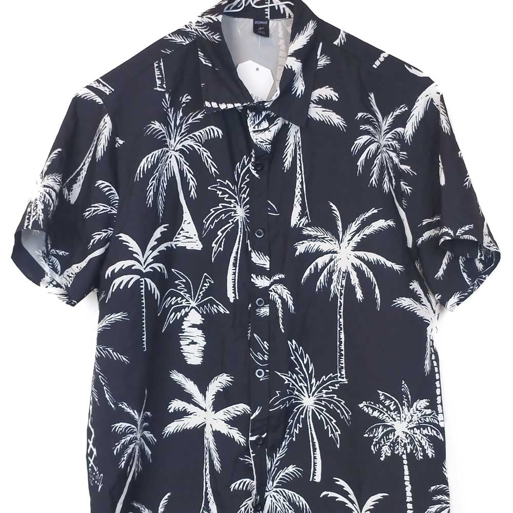 VIN-SHI-34973 Vintage πουκάμισο hawaiian style L