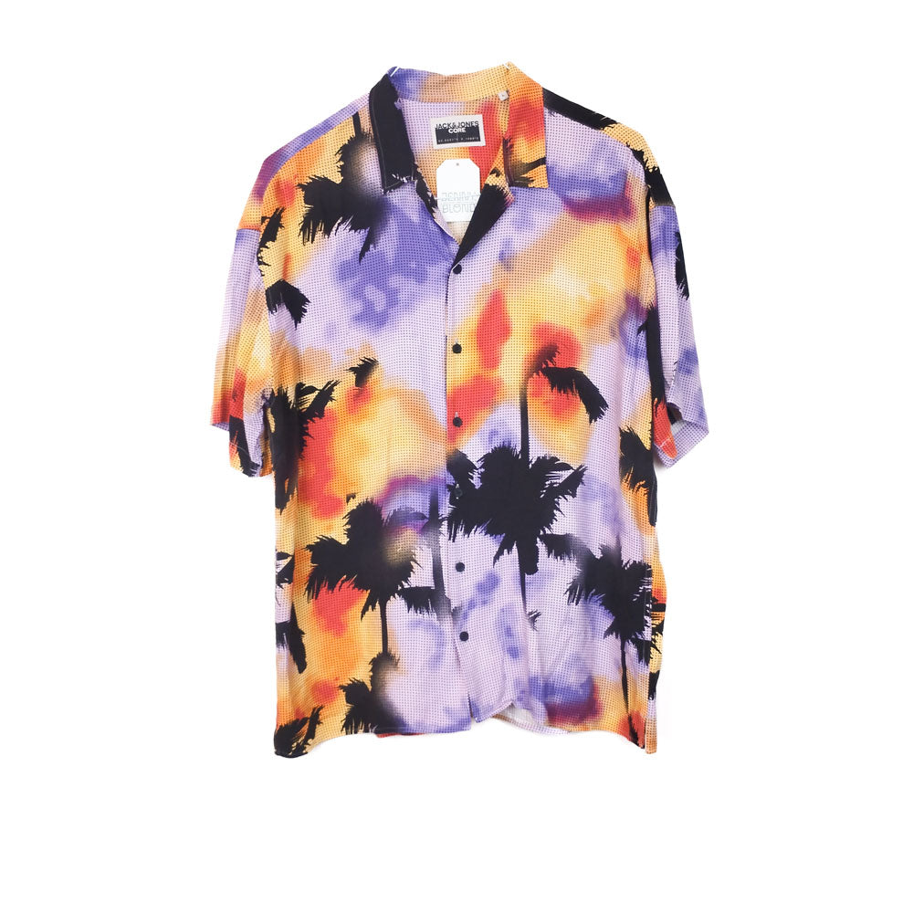 VIN-SHI-34945 Vintage πουκάμισο hawaiian style L