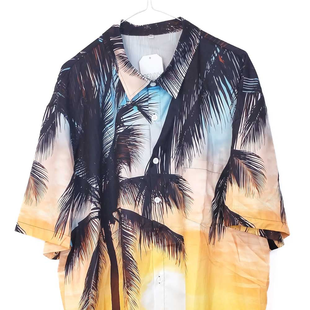VIN-SHI-34952 Vintage πουκάμισο hawaiian style 2XL