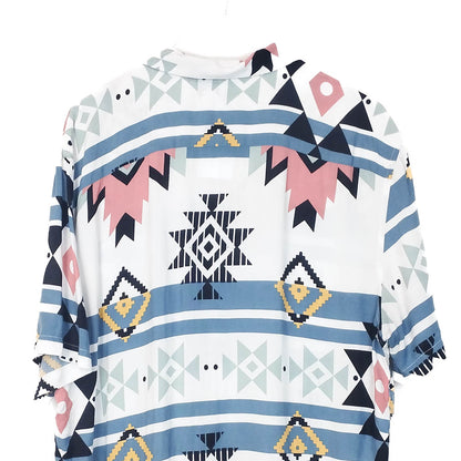 VIN-SHI-34969 Vintage πουκάμισο crazy pattern 2XL
