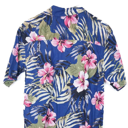 VIN-SHI-35018 Vintage πουκάμισο βαμβακερό hawaiian style L