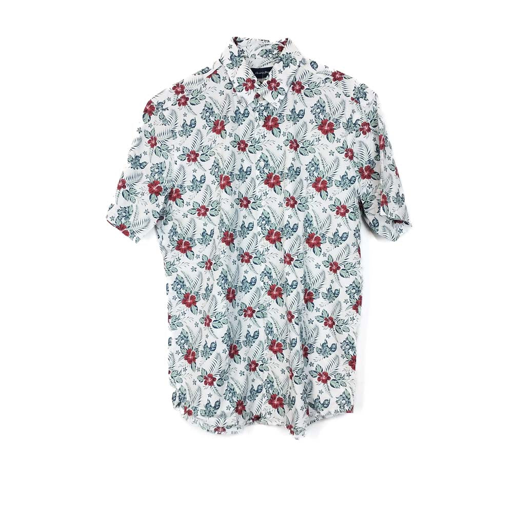 VIN-SHI-34992 Vintage πουκάμισο hawaiian style M