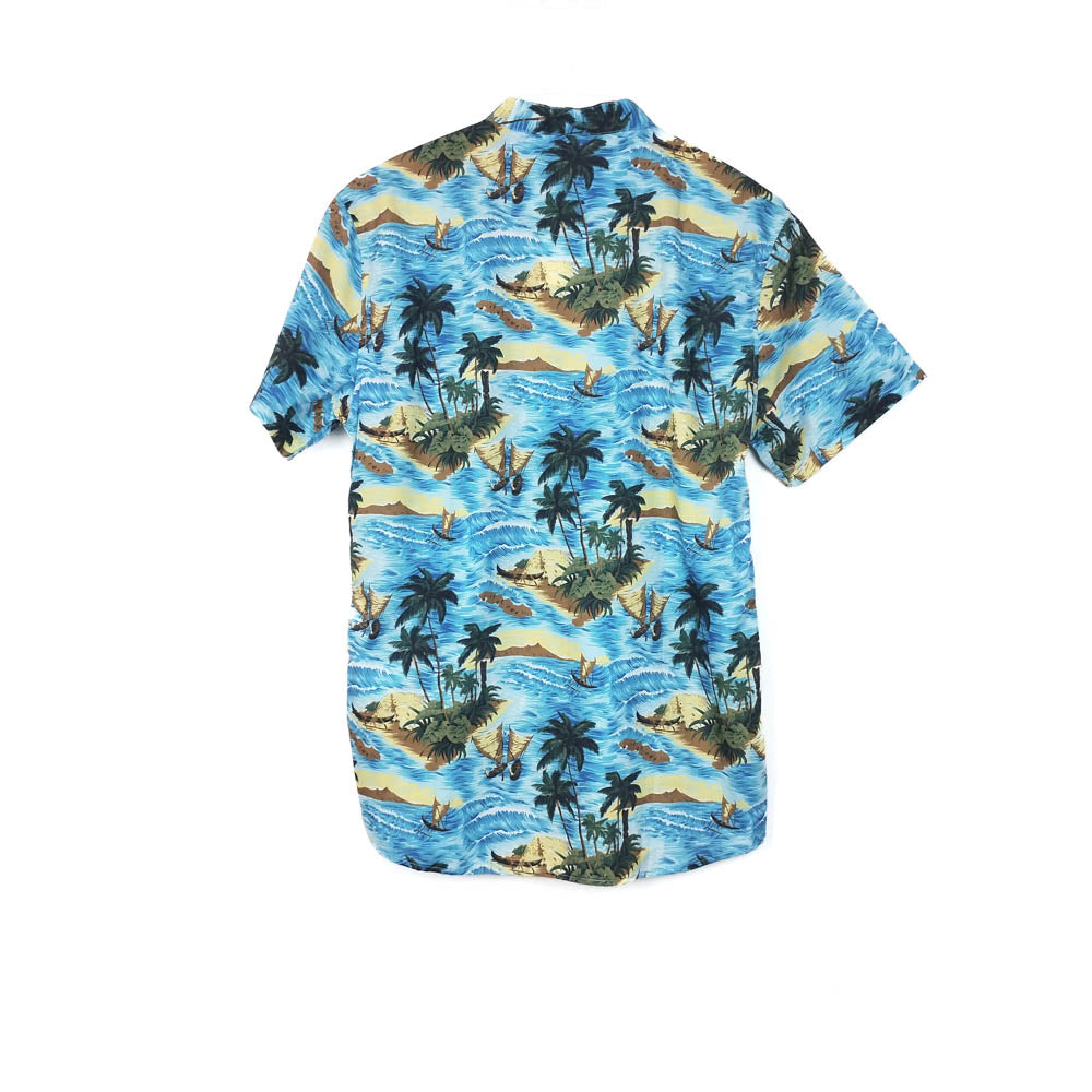 VIN-SHI-34957 Vintage πουκάμισο hawaiian style M
