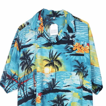 VIN-SHI-34948 Vintage πουκάμισο hawaiian style 4XL