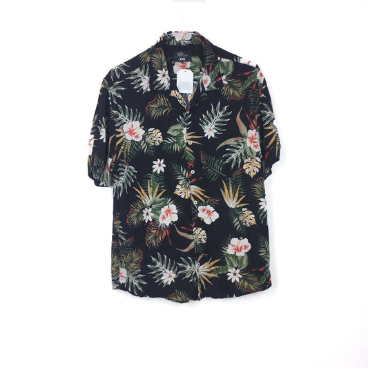 VIN-SHI-34950 Vintage πουκάμισο hawaiian style XL