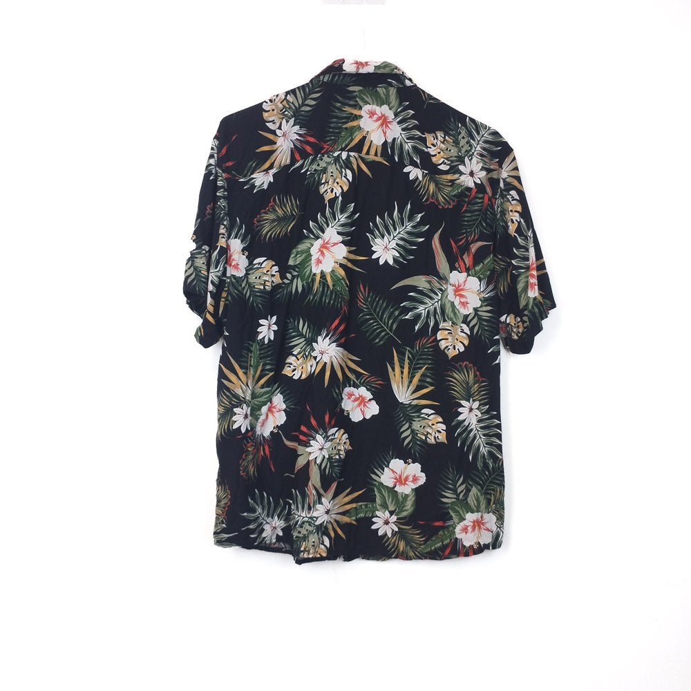 VIN-SHI-34950 Vintage πουκάμισο βισκόζη hawaiian style XL
