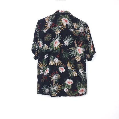 VIN-SHI-34950 Vintage πουκάμισο βισκόζη hawaiian style XL