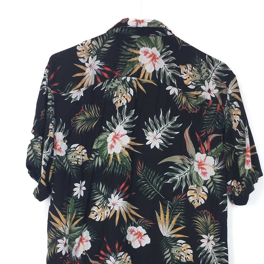 VIN-SHI-34950 Vintage πουκάμισο βισκόζη hawaiian style XL