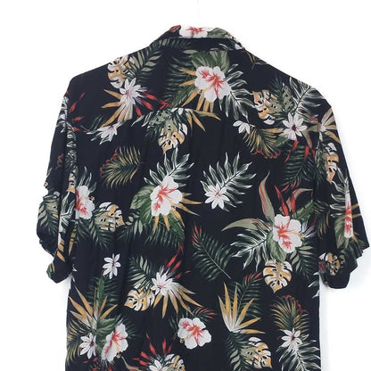 VIN-SHI-34950 Vintage πουκάμισο βισκόζη hawaiian style XL