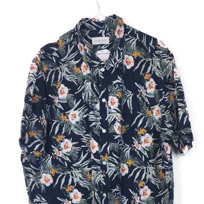 VIN-SHI-34951 Vintage πουκάμισο βαμβακερό hawaiian style XL