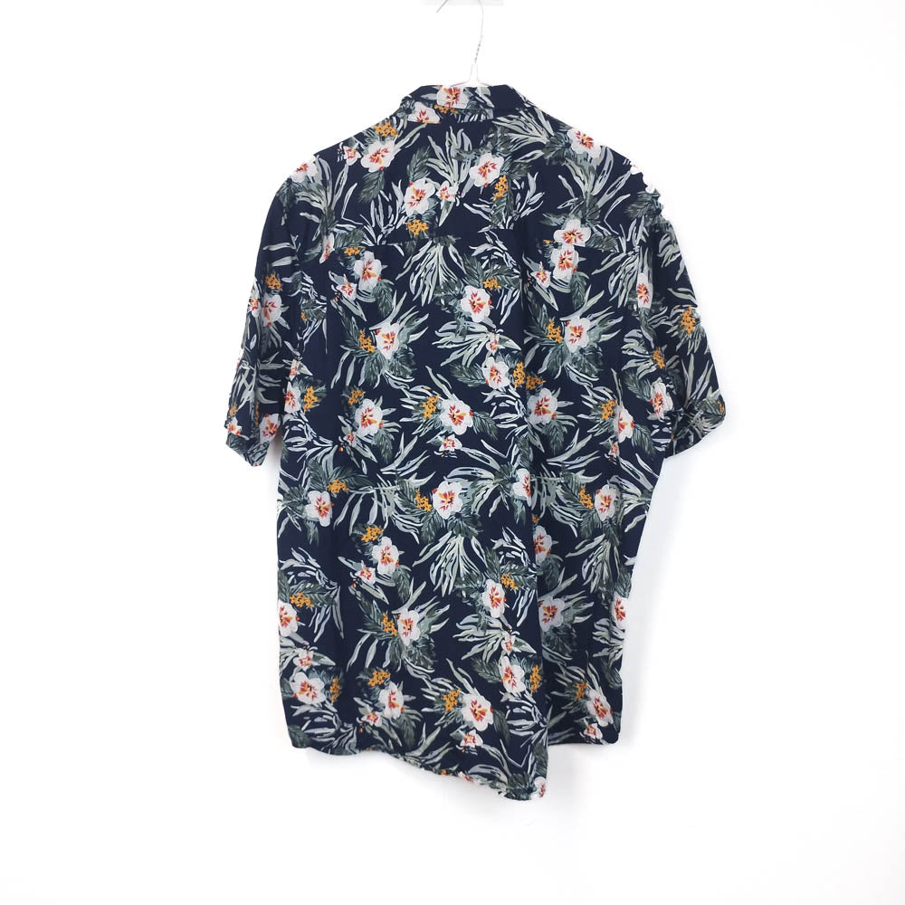 VIN-SHI-34951 Vintage πουκάμισο βαμβακερό hawaiian style XL