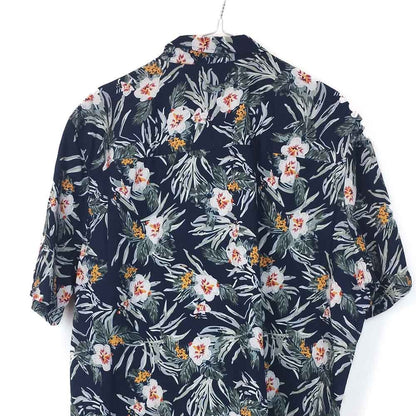 VIN-SHI-34951 Vintage πουκάμισο βαμβακερό hawaiian style XL