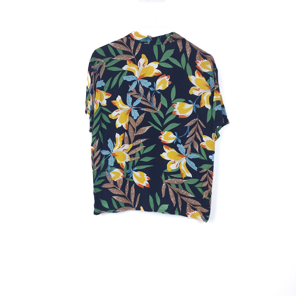VIN-SHI-34976 Vintage πουκάμισο hawaiian style S-M