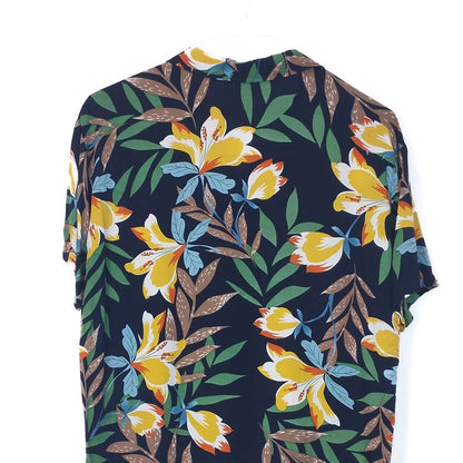 VIN-SHI-34976 Vintage πουκάμισο hawaiian style S-M