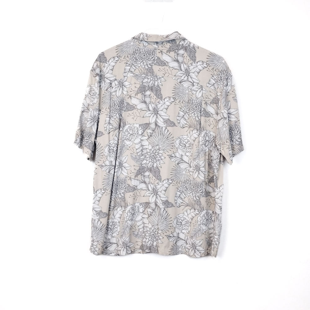 VIN-SHI-34981 Vintage πουκάμισο βισκόζη hawaiian style 2XL