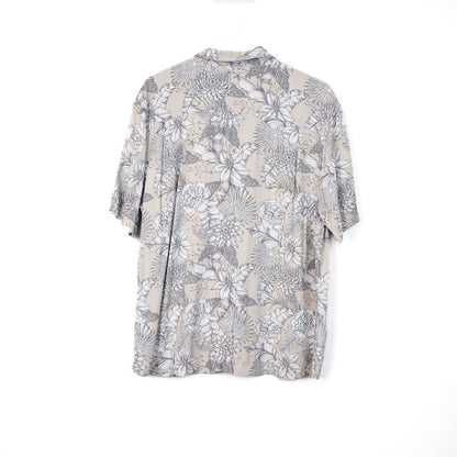VIN-SHI-34981 Vintage πουκάμισο βισκόζη hawaiian style 2XL