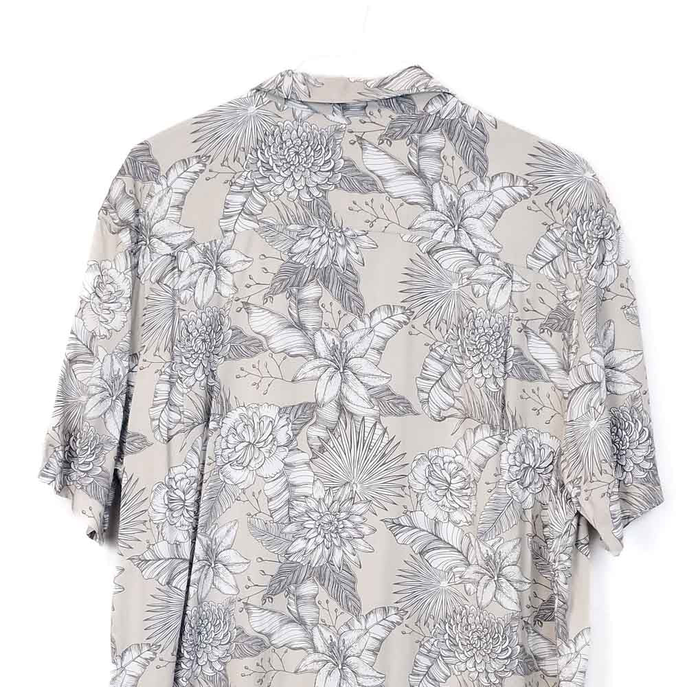 VIN-SHI-34981 Vintage πουκάμισο βισκόζη hawaiian style 2XL