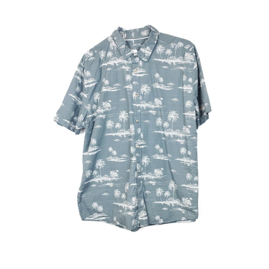 VIN-SHI-34982 Vintage πουκάμισο βαμβακερό hawaiian style 3ΧL