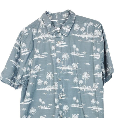 VIN-SHI-34982 Vintage πουκάμισο βαμβακερό hawaiian style 3ΧL