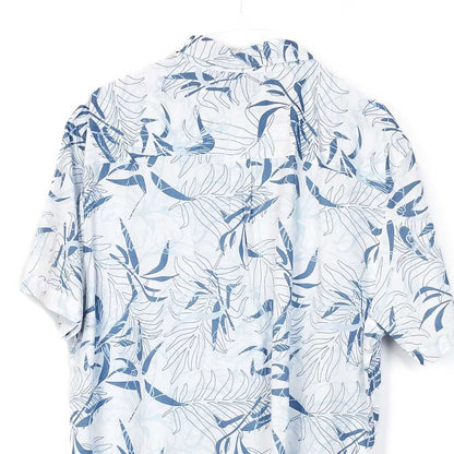 VIN-SHI-34983 Vintage πουκάμισο λινό hawaiian style 3ΧL