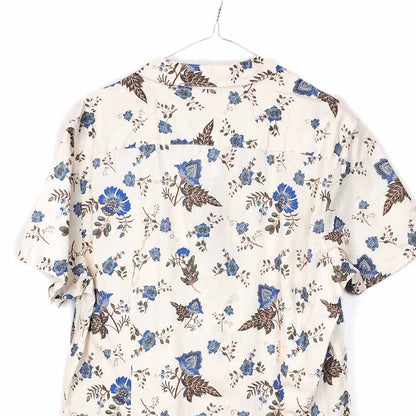 VIN-SHI-34986 Vintage πουκάμισο λινό hawaiian style L