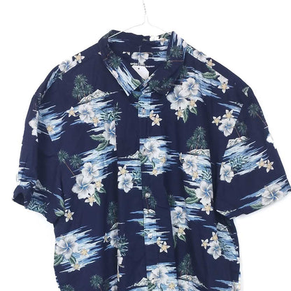 VIN-SHI-34975 Vintage πουκάμισο βαμβακερό hawaiian style 3ΧL