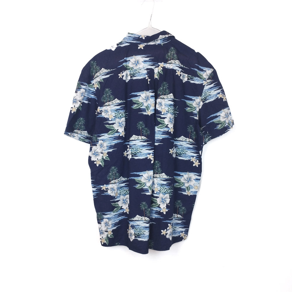 VIN-SHI-34975 Vintage πουκάμισο βαμβακερό hawaiian style 3ΧL