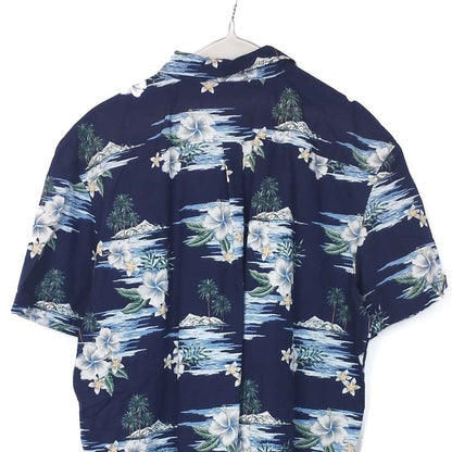 VIN-SHI-34975 Vintage πουκάμισο βαμβακερό hawaiian style 3ΧL