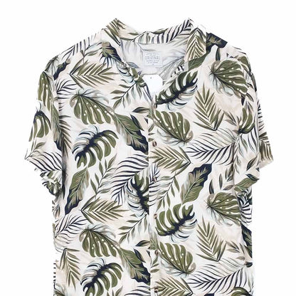 VIN-SHI-34968  Vintage πουκάμισο βισκόζη hawaiian style M